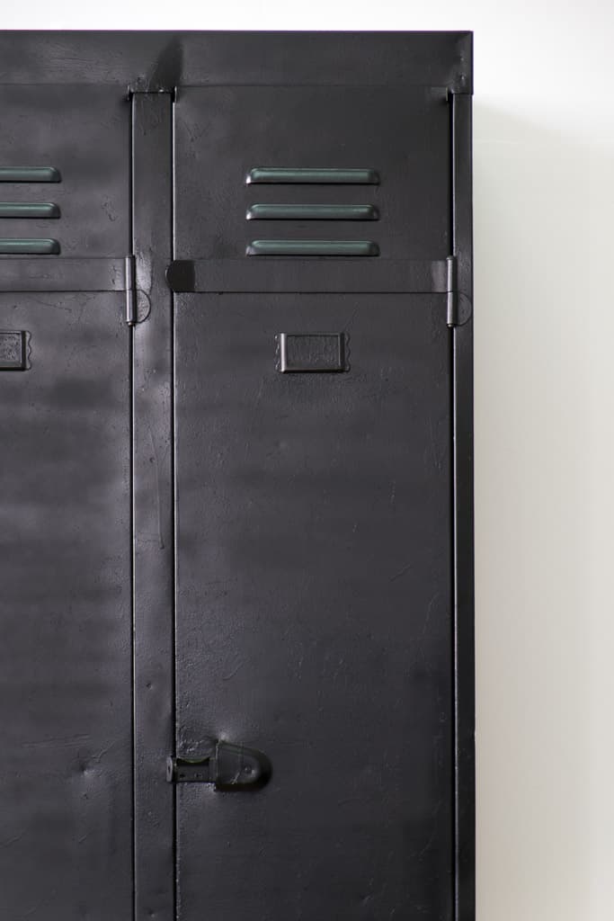 French Industrial Style Factory Metal Cabinet - French antique industrial cabinets 3
