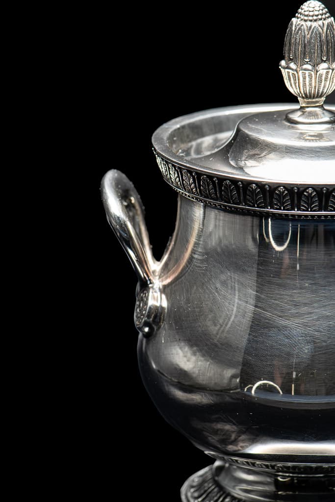 Rare Silver-plated Christofle Malmaison set - French antique 裝飾品 2