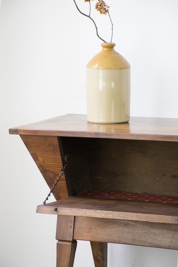 Antique Petrin Dough Box with Front Center Door - French antique side tables 2