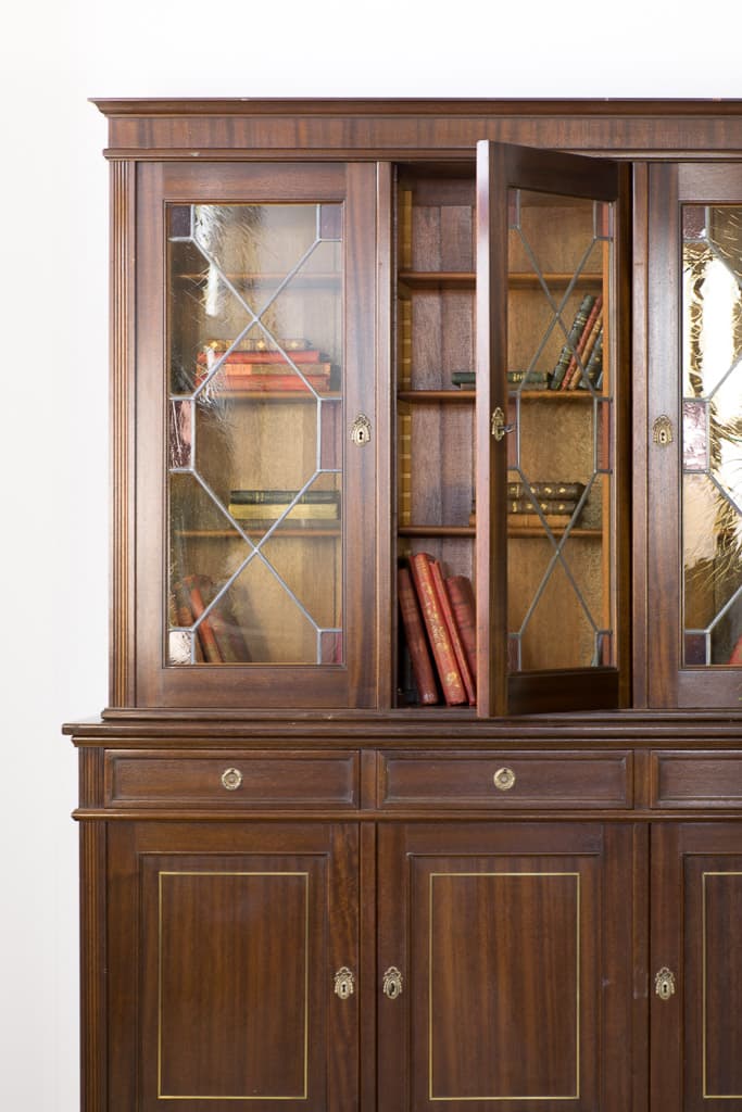 French Louis-Philippe Style Bookcase - French antique display cabinet 2