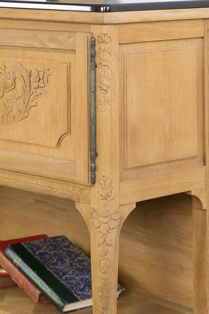 French Louis XV Style hand carved Sideboard /Buffet - French antique 邊櫃 7