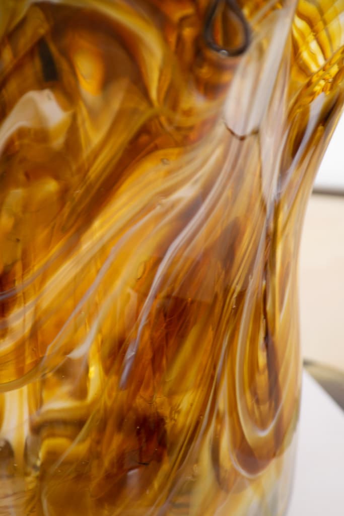One of a Kind German Hand-Blown Glass Vase - French antique decorative objects 2