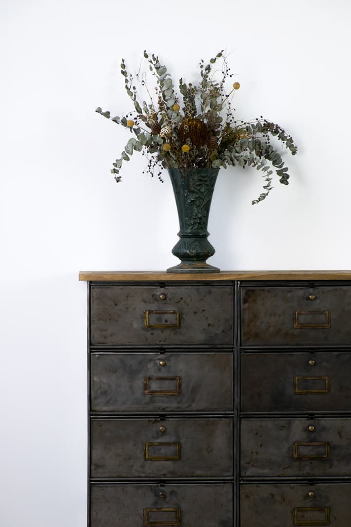 French Industrial Metal Cabinet, by Roneo - French antique industrial cabinets 2