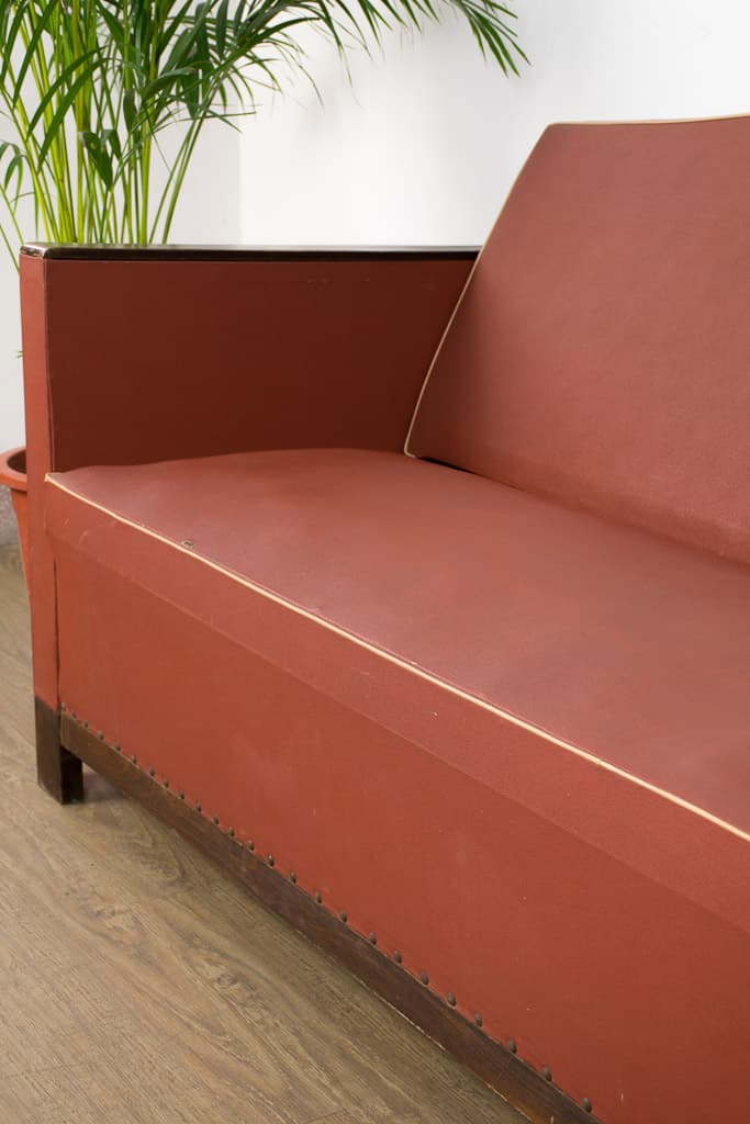 French Vintage Sky Club Sofa, circa 1950 - French antique sofas 3