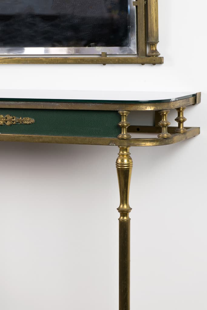 French Empire Style Table and Mirror Set - French antique mirrors 3