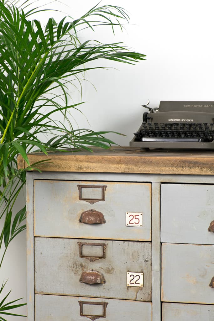 French Industrial Style Wooden Work Cabinet - French antique 邊櫃 3