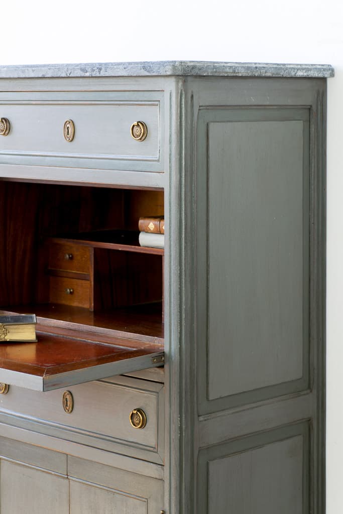 French Louis XVI Style Writing Desk - French antique cabinets 5