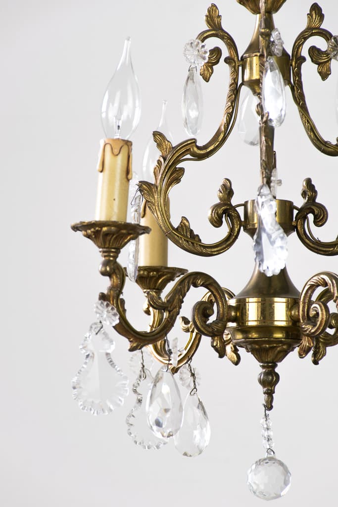French Louis XVI Style Christal Chandelier - French antique 吊燈 2