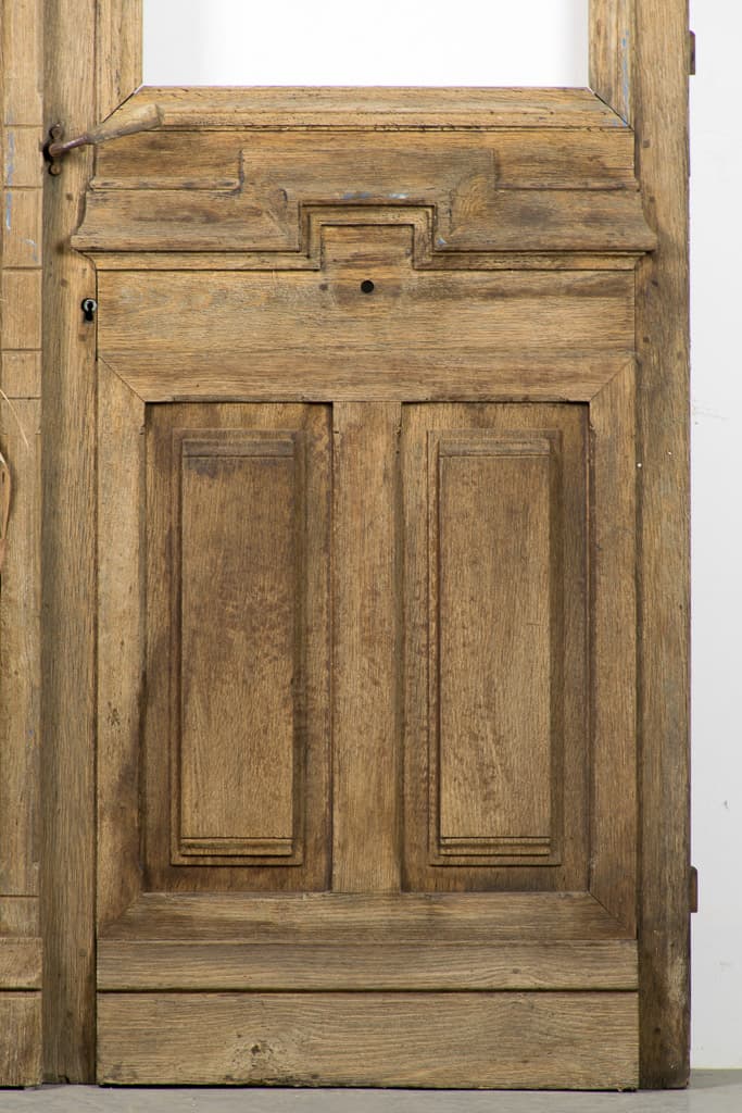Pair of Old French Bistro Doors, Original Patina - French antique 門片 4