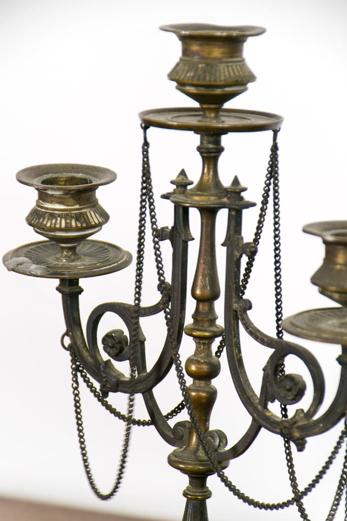 Pair of French Napoleon III Candlestick - French antique 裝飾品 2