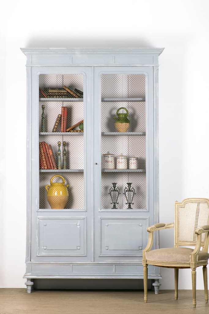 French Louis XVI Style Cabinet - French antique display cabinet 5