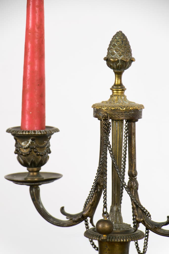 Pair of French Louis XV Style Candlestick - French antique 裝飾品 3