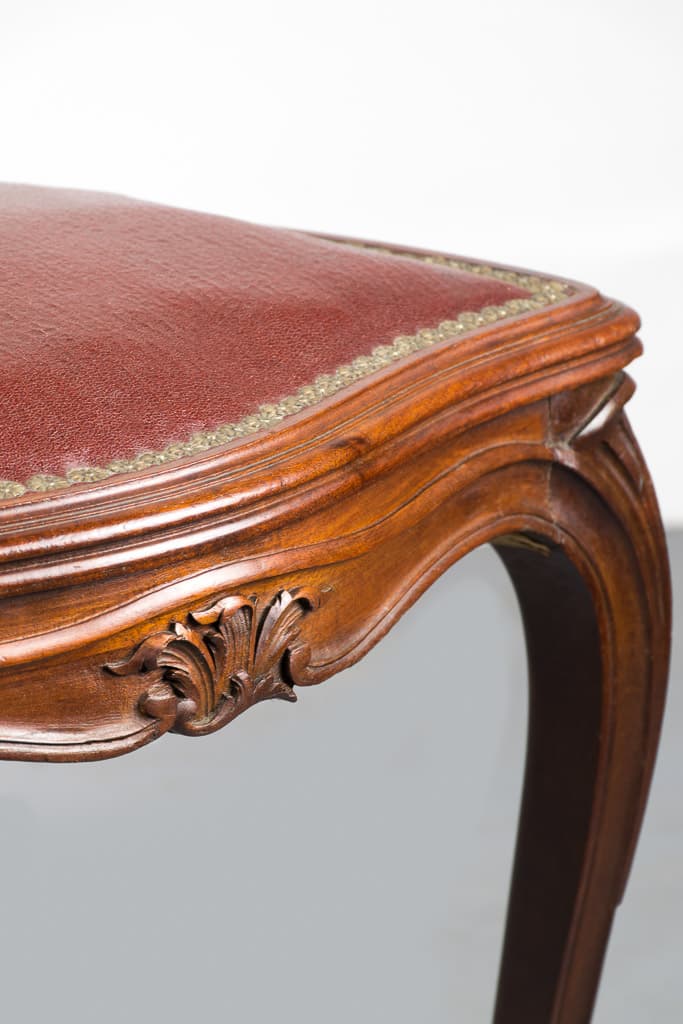 Fine Set of 7 Louis XV StyleFrench Hand Carved Chairs - French antique chairs 3