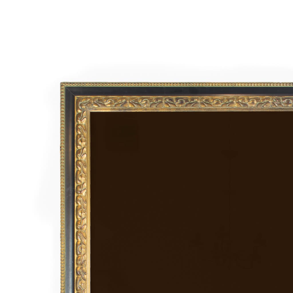 Patinated and Gilt wood Neoclassical Full Height Mirror - French antique 鏡 3