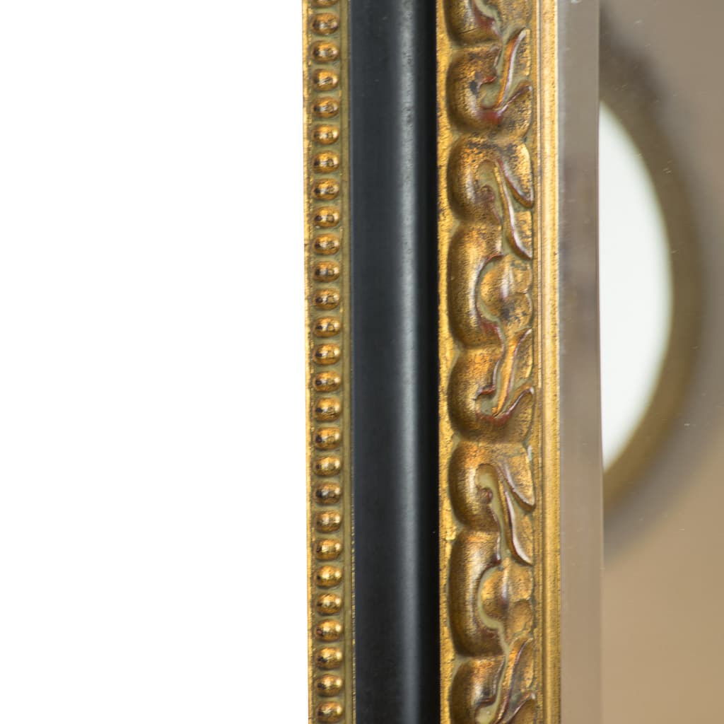 Patinated and Gilt wood Neoclassical Full Height Mirror - French antique 鏡 2