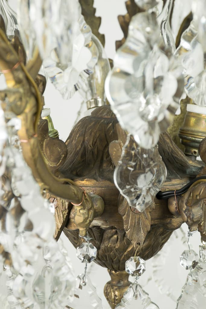 Imposing French Louis XV Style Crystal Chandelier - French antique 吊燈 4