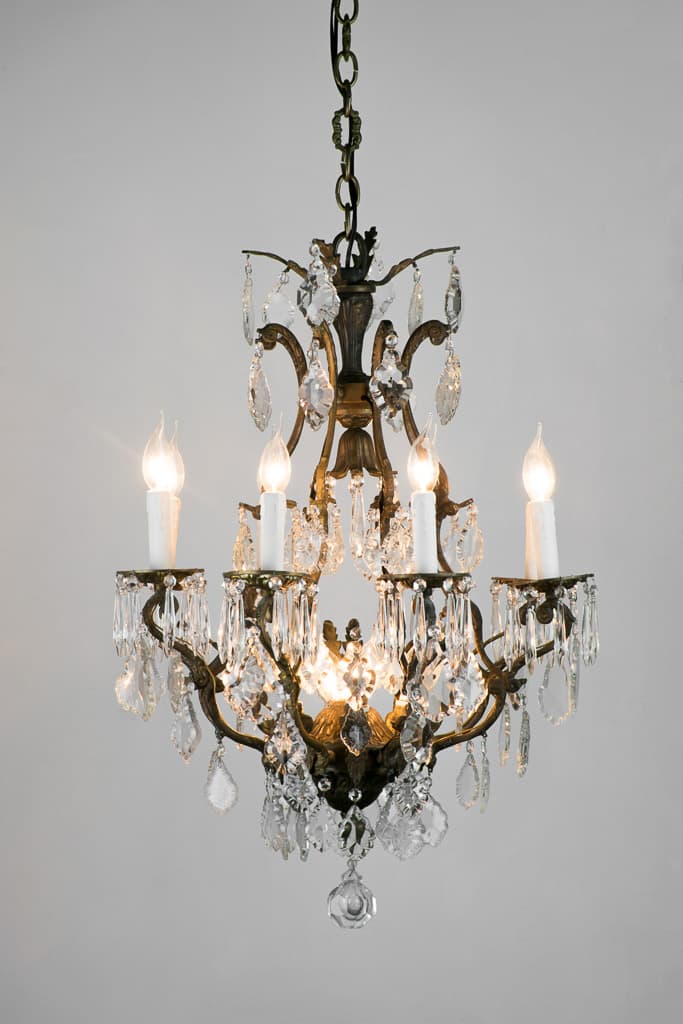 Imposing French Louis XV Style Crystal Chandelier - French antique 吊燈 2