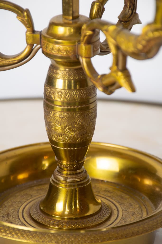 Early 20th Century Brass Bouillote Desk Lamp - French antique 桌燈 2