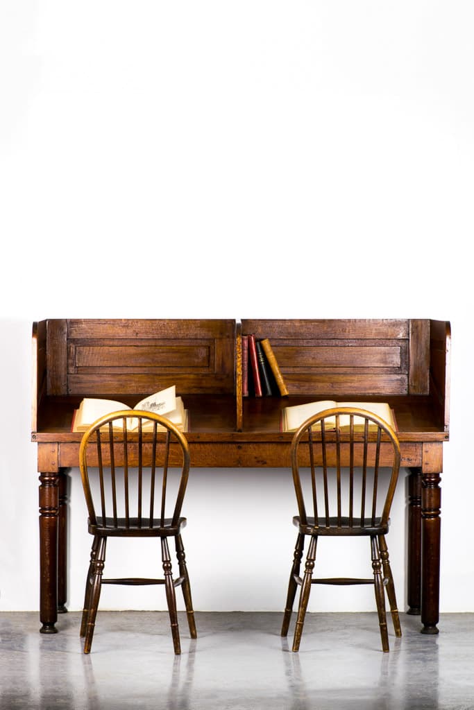French Library Reading Table, circa 1920' - French antique desks 2