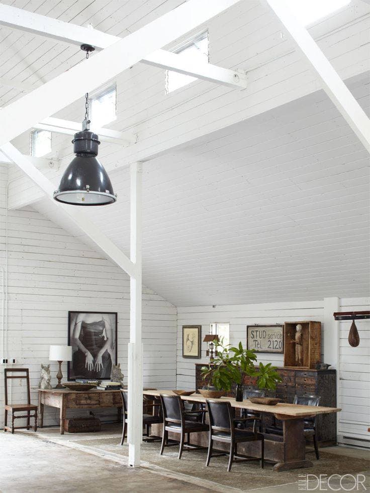Black Enamel Vintage Industrial Pendant Light - French antique industrial lighting 4