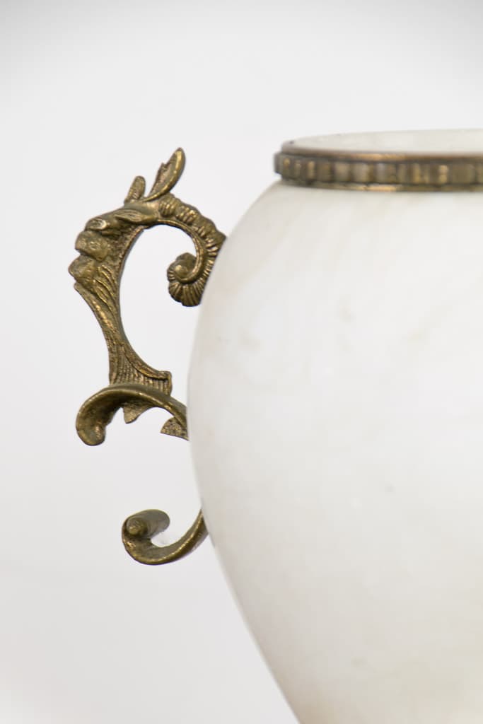 French Louis XVI Style Marble Vase - French antique decorative objects 2