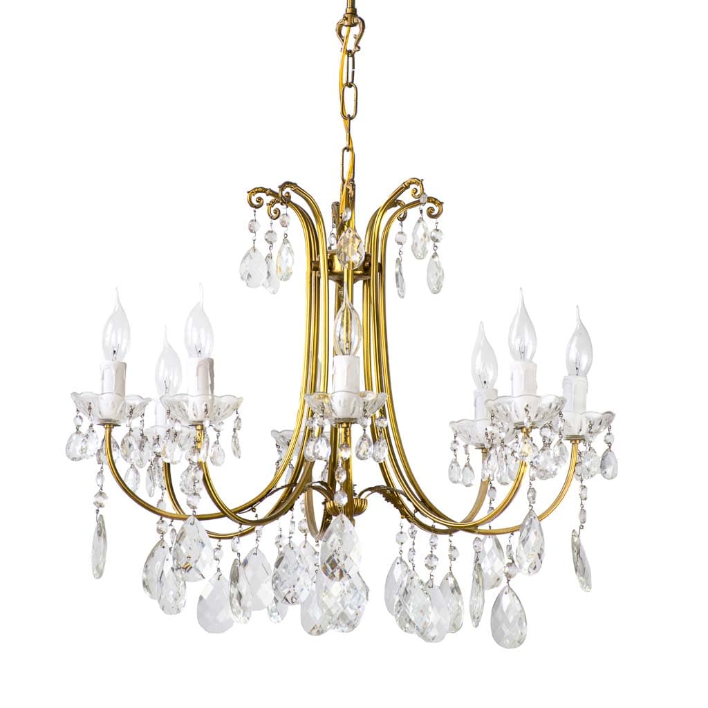 Pair of Early 20th Century Art Deco Chandelier - French antique chandeliers & pendants 2