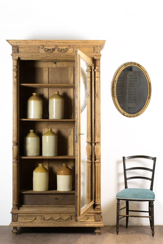 French Louis XVI Style Cabinet - French antique bookcases & armoires 5