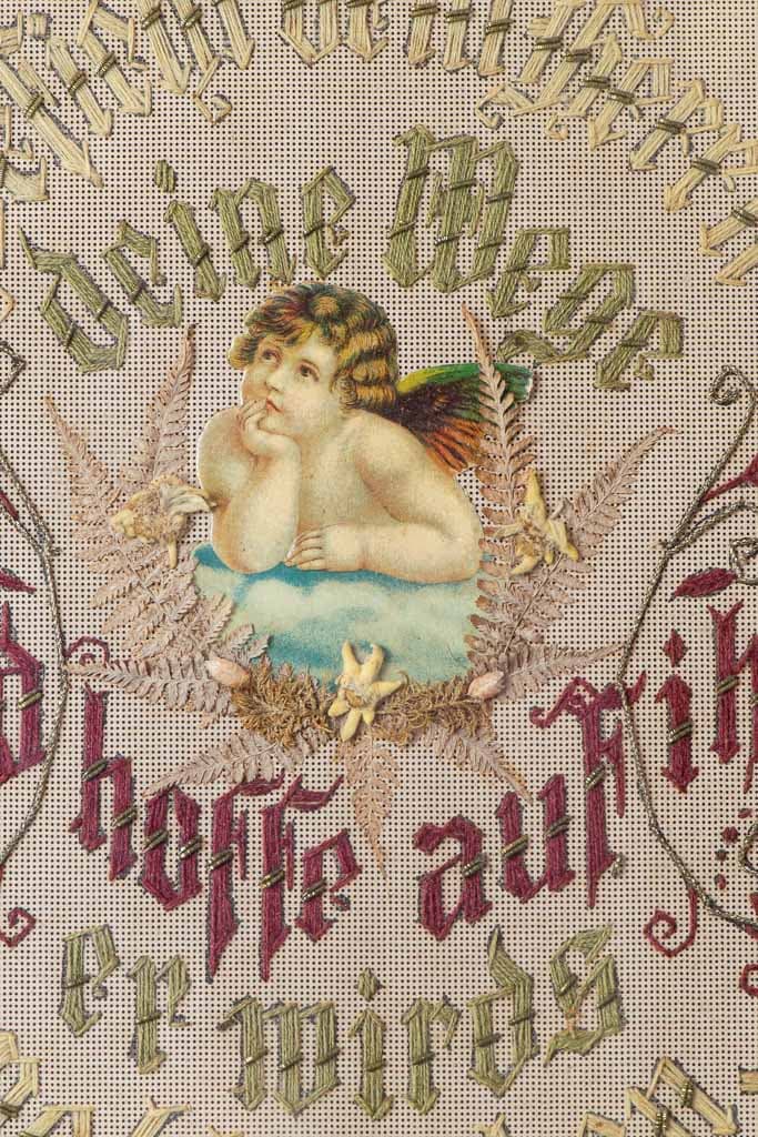 German Hand Knitted Decorative Mural - French antique 裝飾品 2