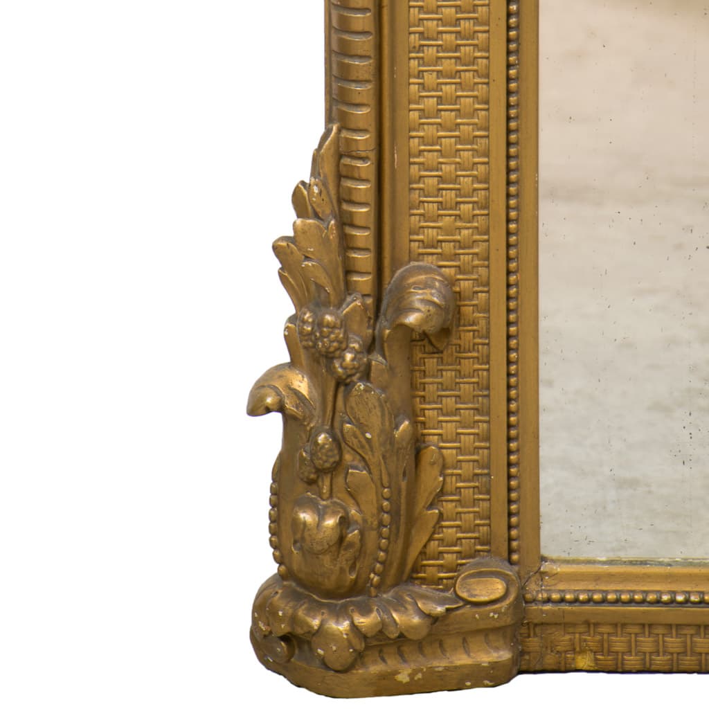 French 18th Century Louis XVI Style Gilt wood Full Height Mirror - French antique mirrors 5