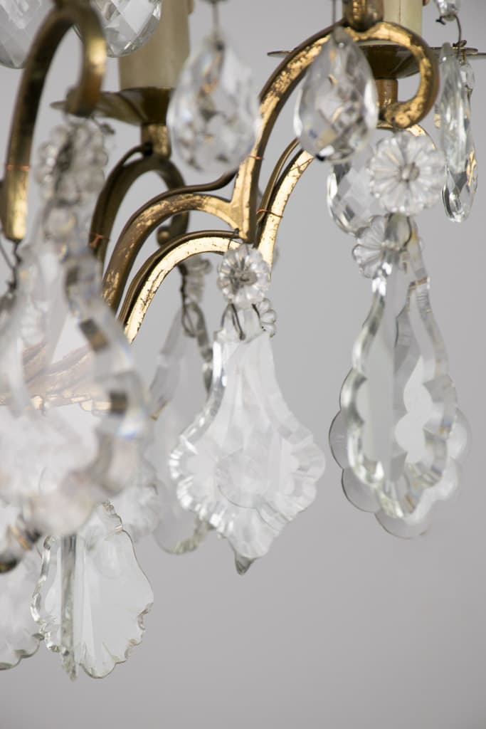 French Louis XV Style Crystal Chandelier - French antique 吊燈 3