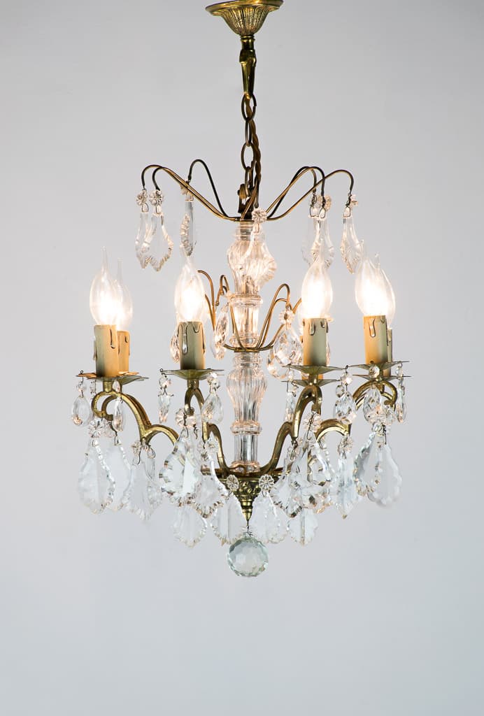French Louis XV Style Crystal Chandelier - French antique 吊燈 2