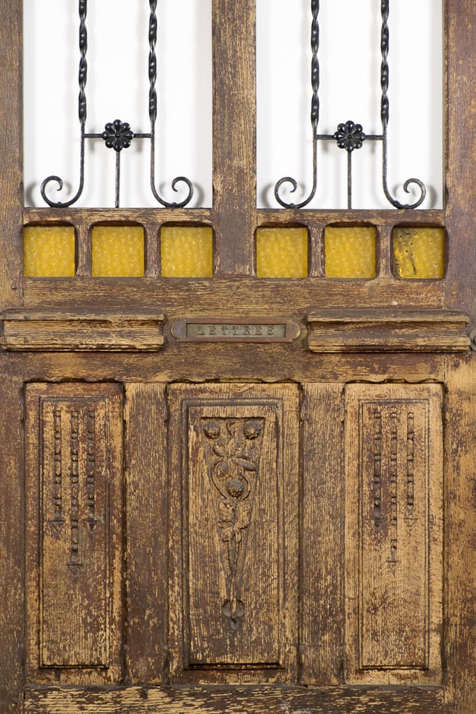 Late 19th Century French Old Door, Original Patina - French antique doors 4