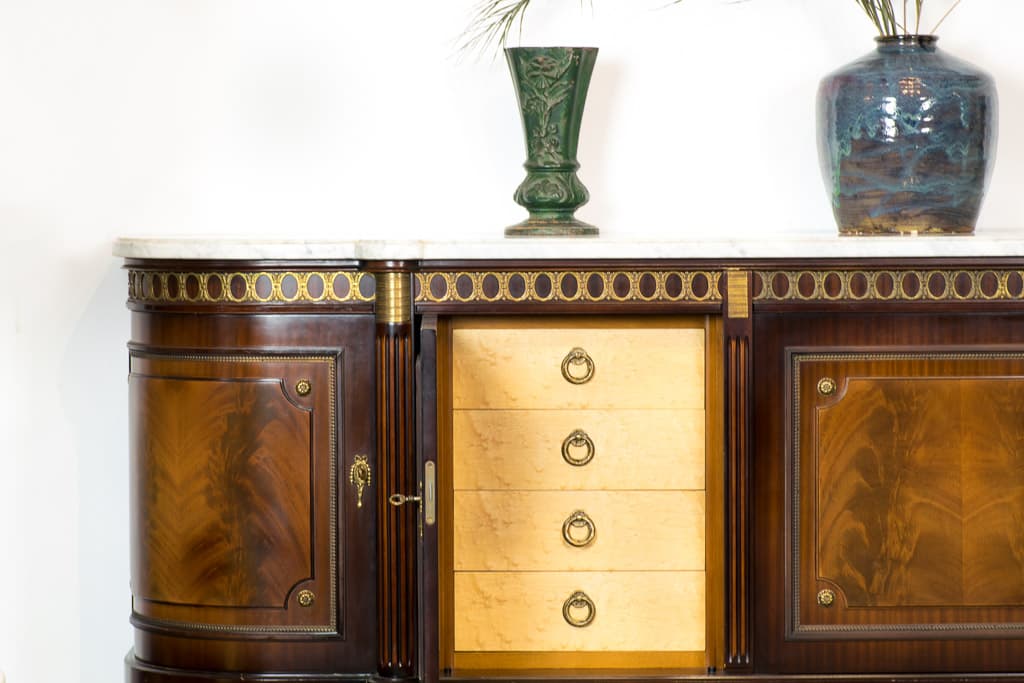 Exceptional Louis XVI Style Sideboard Signed JP Ehalt - French antique cabinets 3