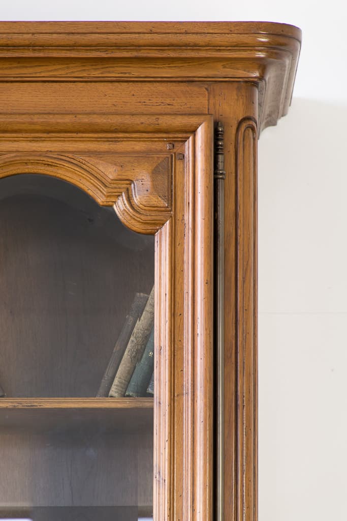 French Louis XVI Style Bookcase, Circa 1950' - French antique display cabinet 5