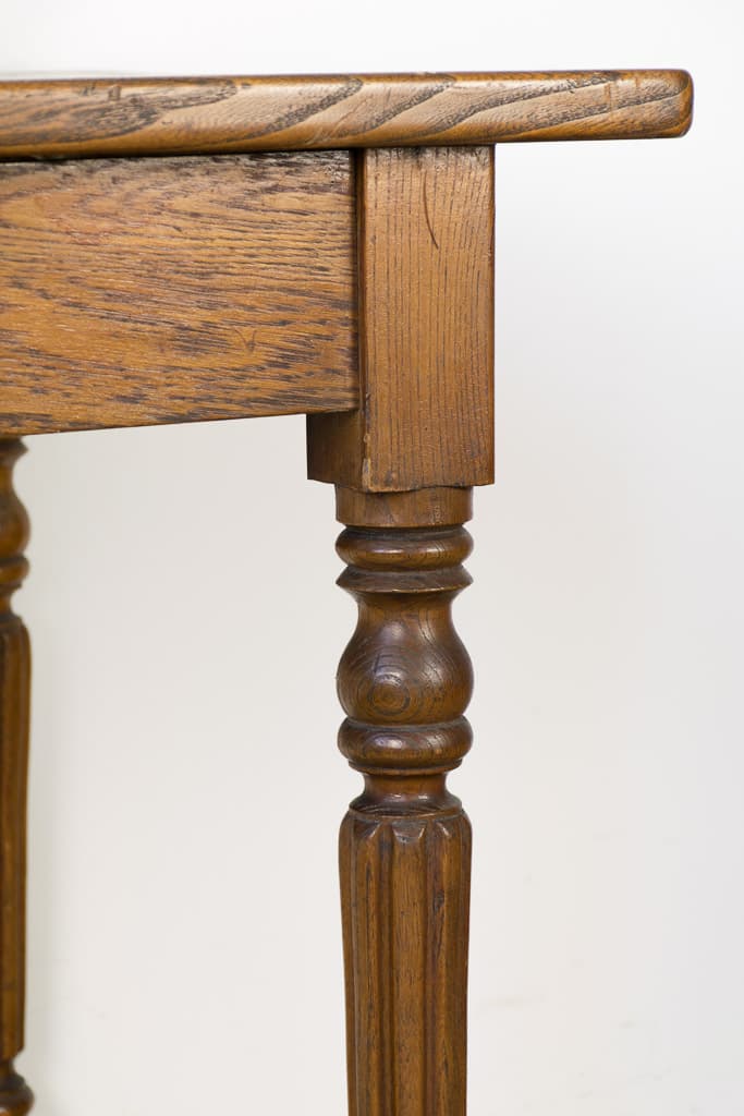 French Louis XVI Style oak Wood Desk - French antique 書桌 5