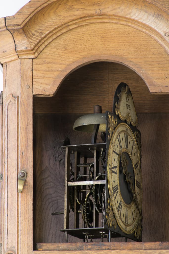 19th Century Empire Period Comtoise Longcase Clock - French antique decorative objects 5