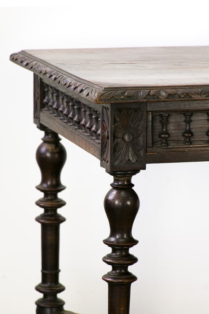 Beautiful Late 19th Century Henri II Style Desk - French antique desks 3
