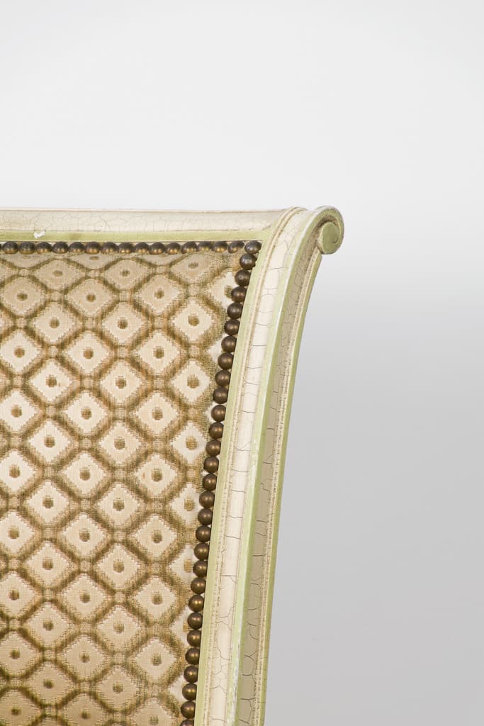Set of Four French Directoire-Style Painted Wood Dining Chairs - French antique dining chairs 5