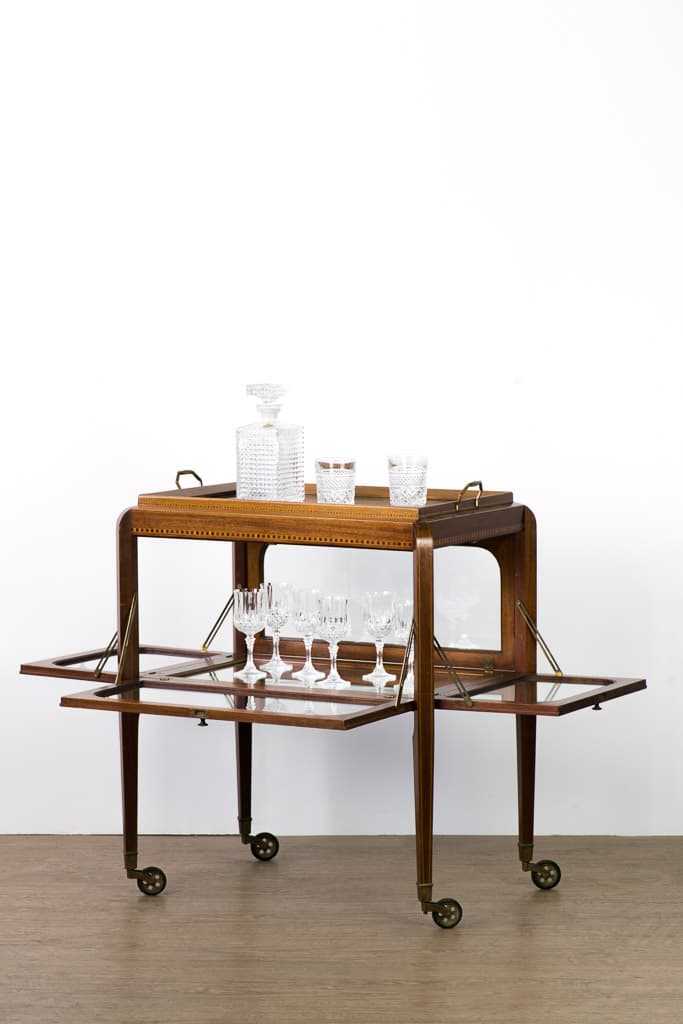 French Art deco Tea trolley - French antique side tables 7
