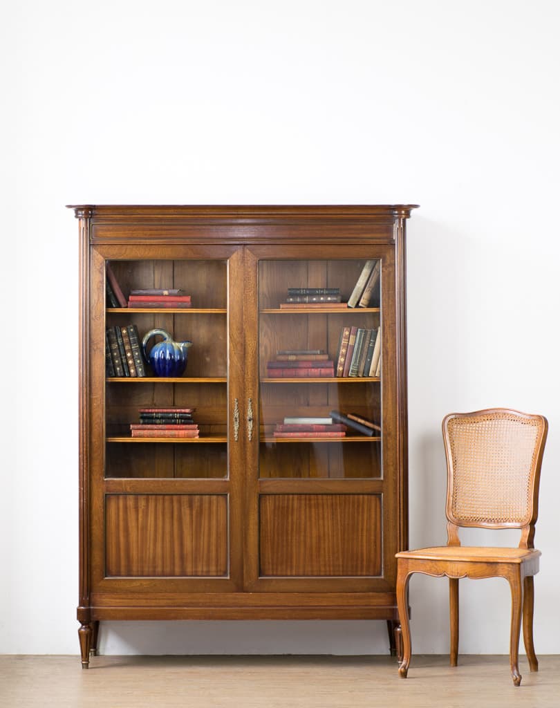 French Louis XVI Style Display Cabinet - French antique display cabinet 4