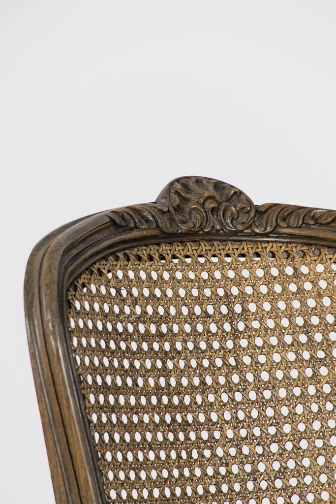 Set of Four French Louis XV Style Caned Chair - French antique 餐椅 3