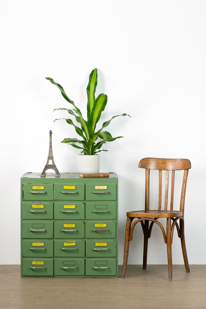 French Industrial Style Metal Cabinet by Flambo - French antique industrial cabinets 2