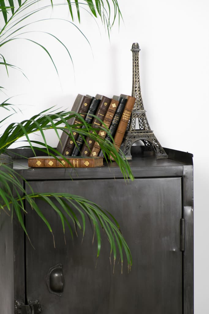 French Industrial Style Metal Cabinet - French antique industrial cabinets 2