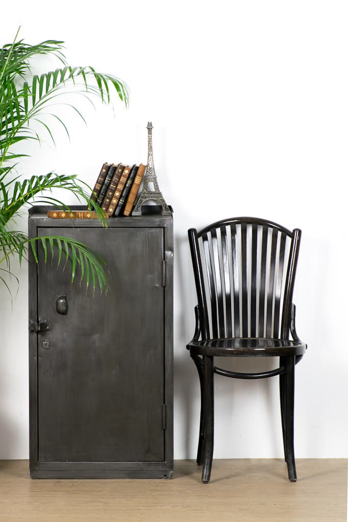 French Industrial Style Metal Cabinet - French antique industrial cabinets 4