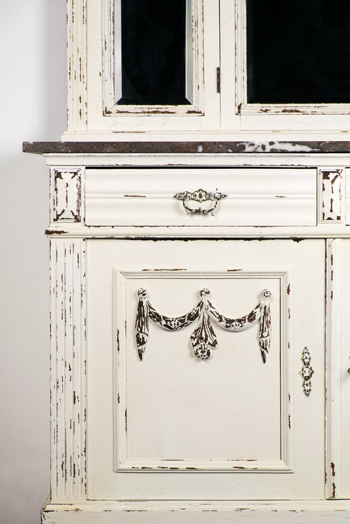 French Louis XVI Style Painted Sideboard - French antique 邊櫃 2