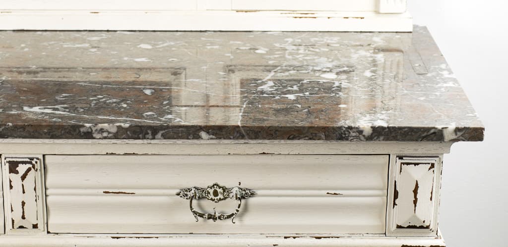 French Louis XVI Style Painted Sideboard - French antique 邊櫃 3