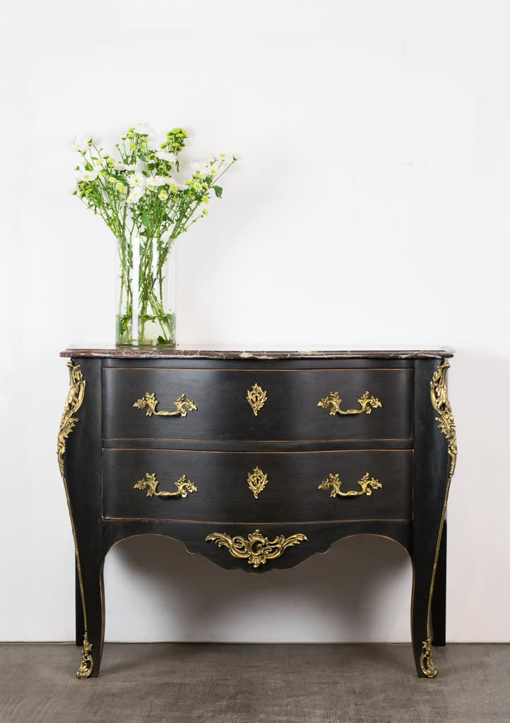 French Louis XV Ormolu-mounted Marble-top Commode - French antique 五斗櫃 3