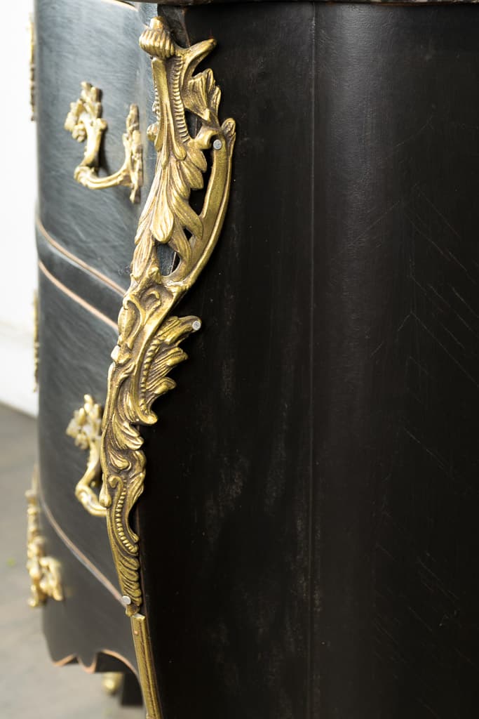French Louis XV Ormolu-mounted Marble-top Commode - French antique 五斗櫃 2
