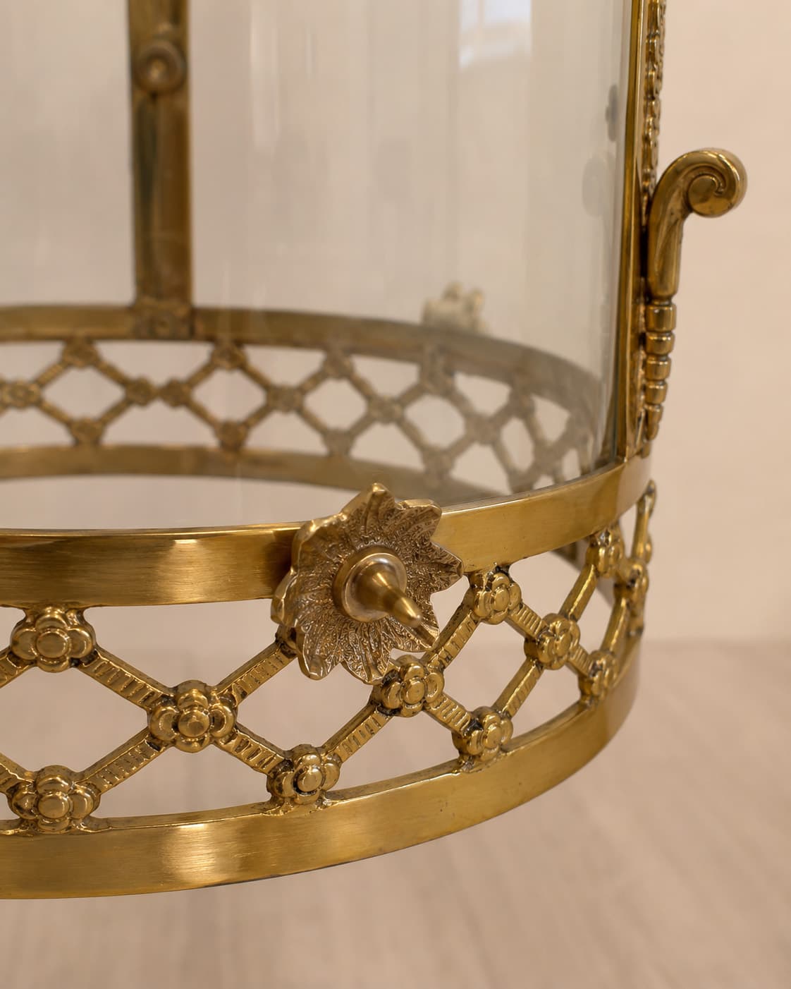 Pair of French Louis XVI Style Lantern Chandeliers - French antique chandeliers & pendants 4