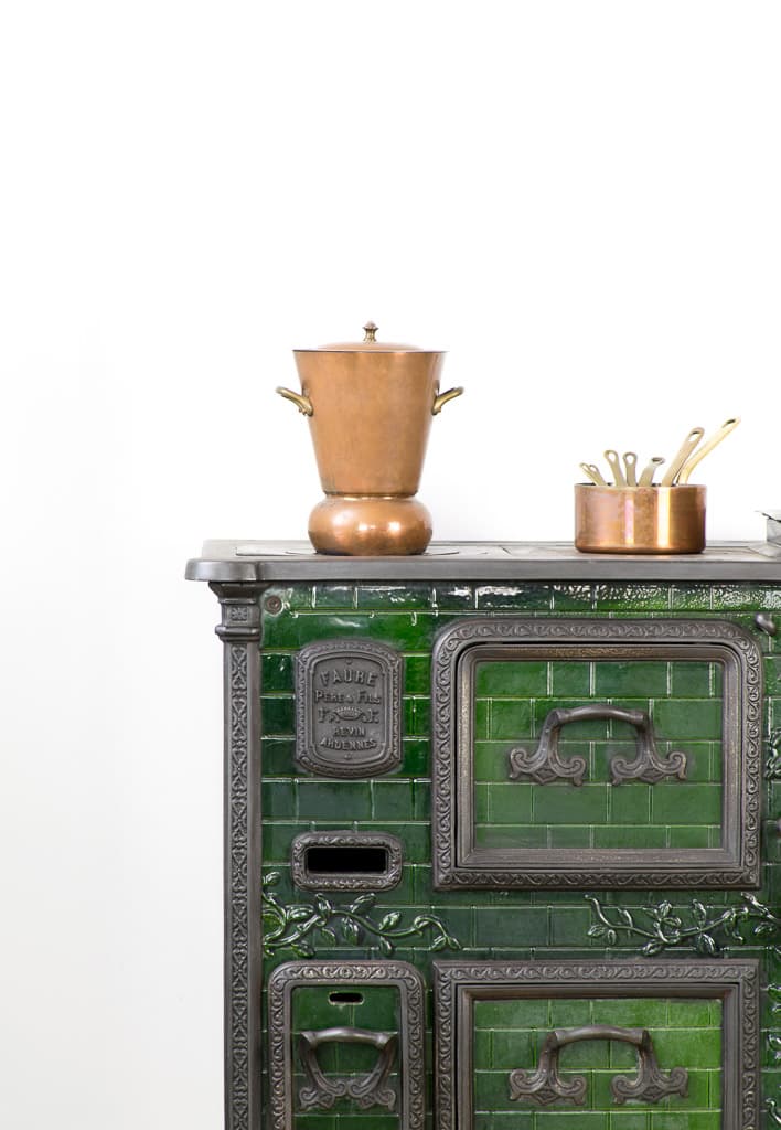 19th Century French Cast Iron Decorative Furnace - French antique cabinets 2